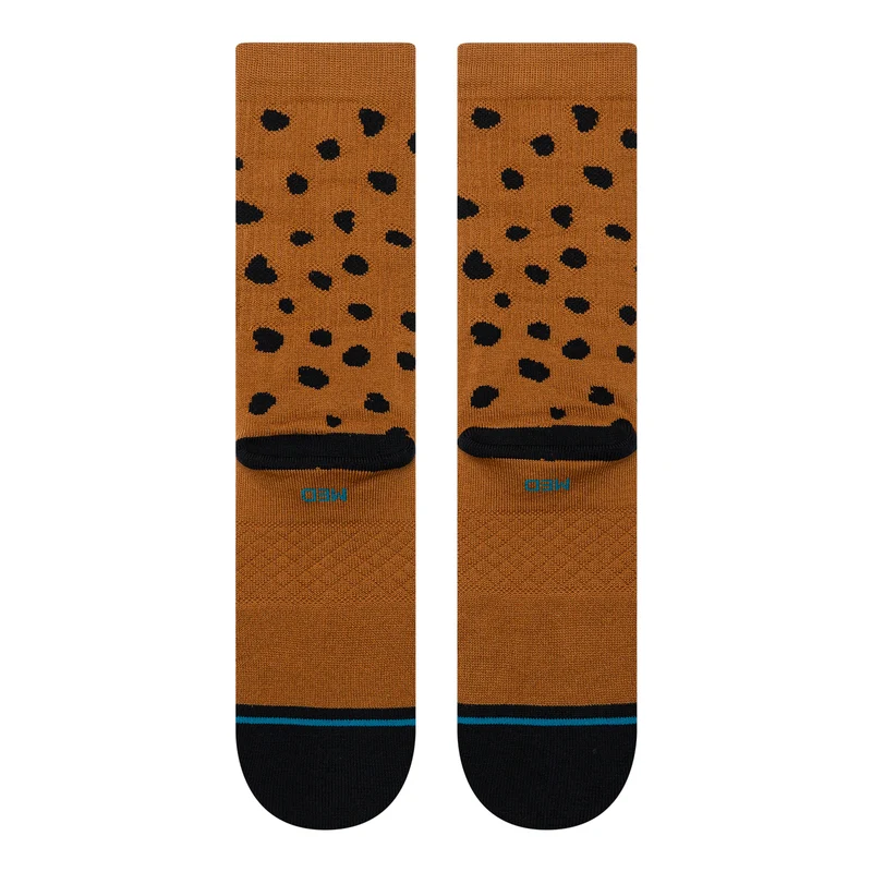 Wmns Leopard Crew Socks