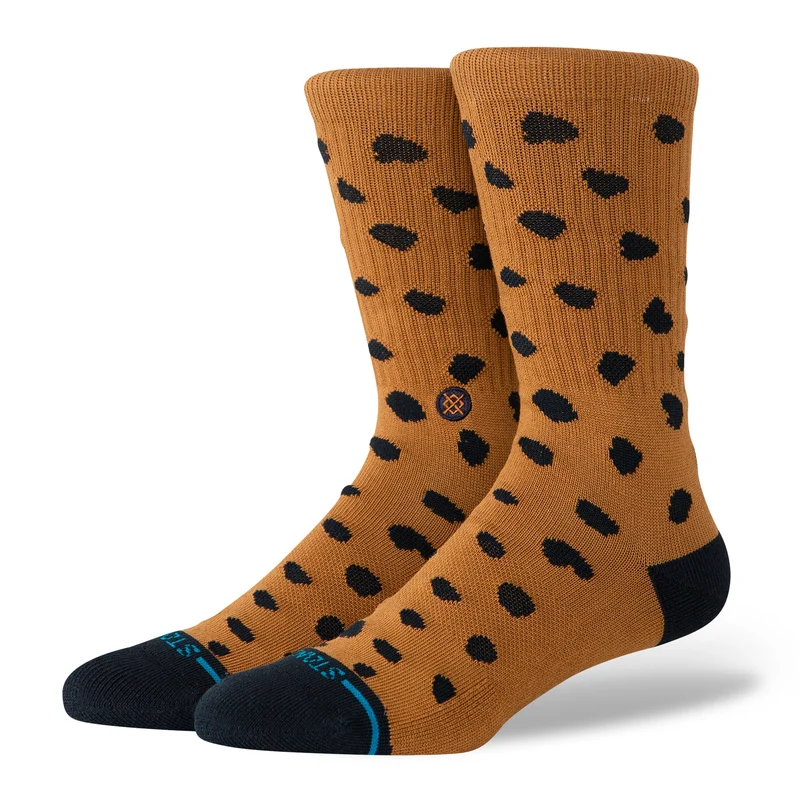 Wmns Leopard Crew Socks