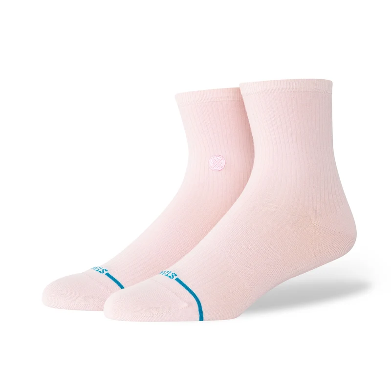 Wmns Fine Rib Quarter Socks