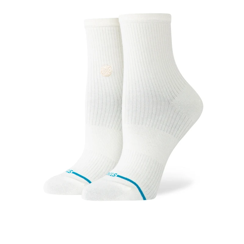 Wmns Fine Rib Quarter Socks