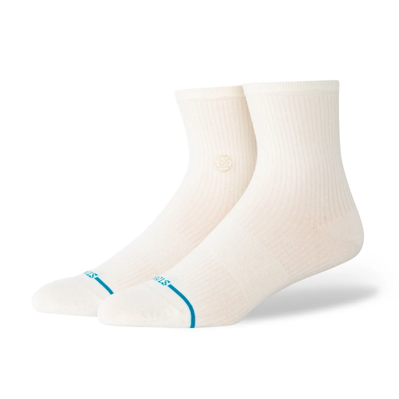 Wmns Fine Rib Quarter Socks