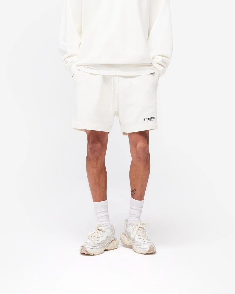 Represent Owners Club Shorts - Flat White
