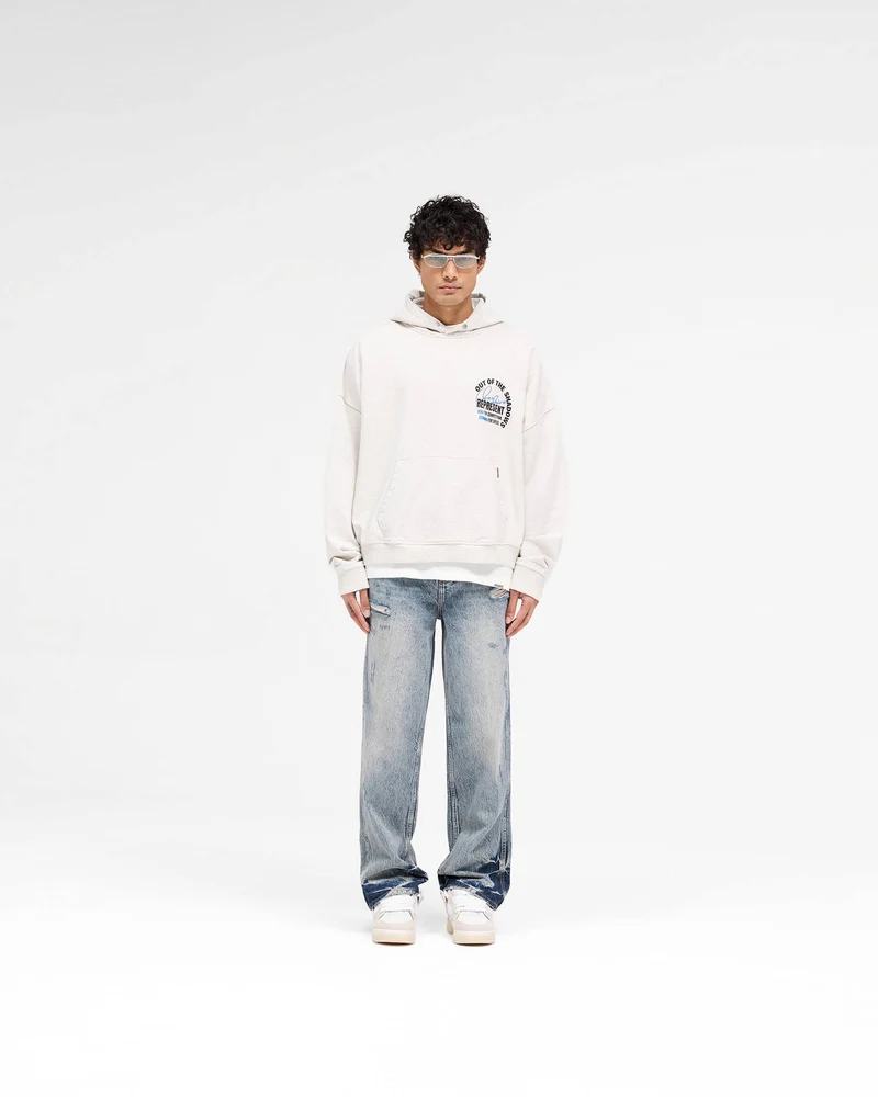 Out Of The Shadows Hoodie - Cream Marl