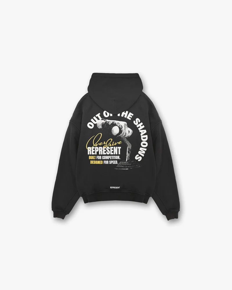 Out Of The Shadows Hoodie - Stained Black