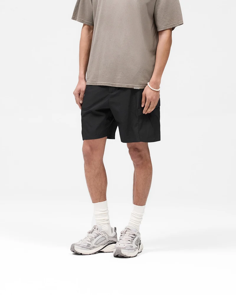 Tech Cargo Short - Jet Black