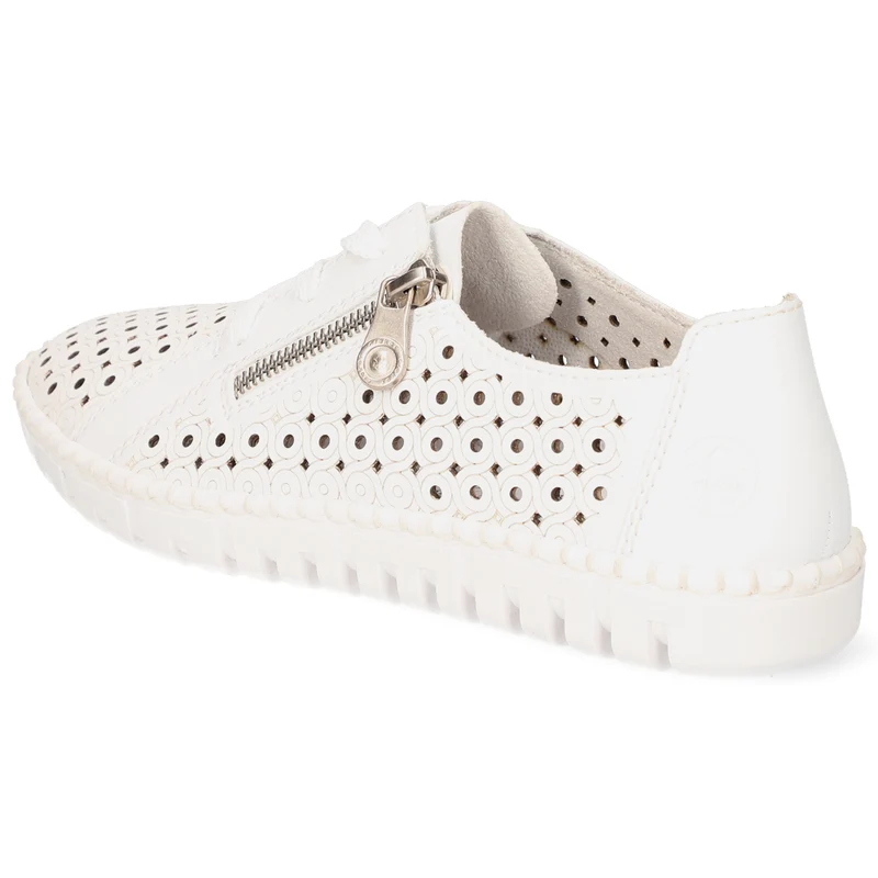 Halbschuhe Weiß