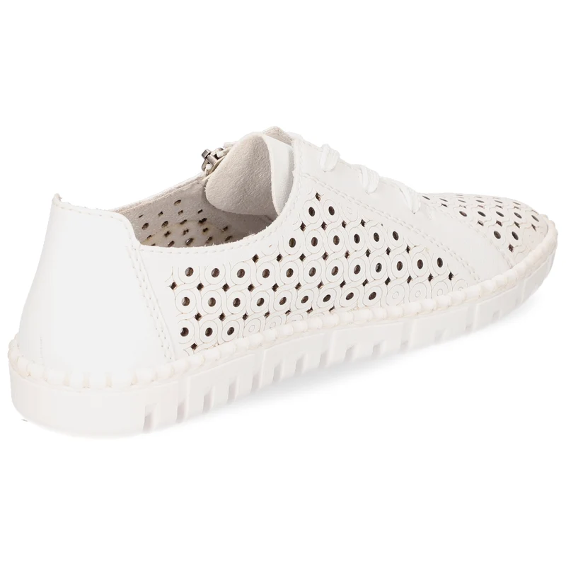 Halbschuhe Weiß
