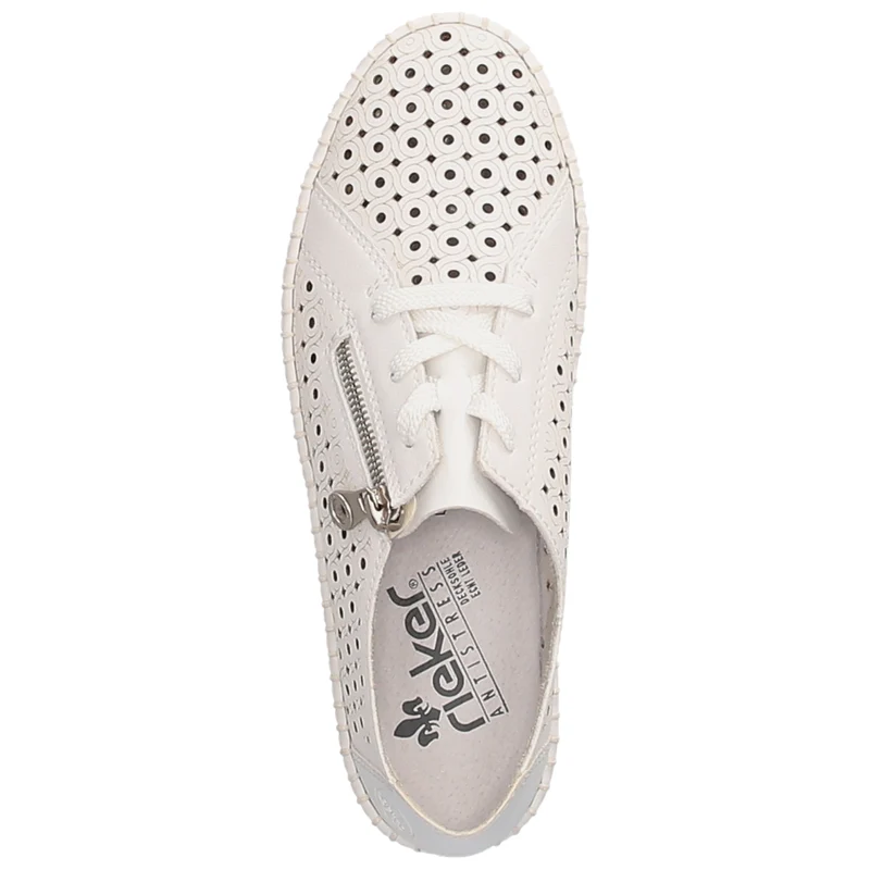 Halbschuhe Weiß