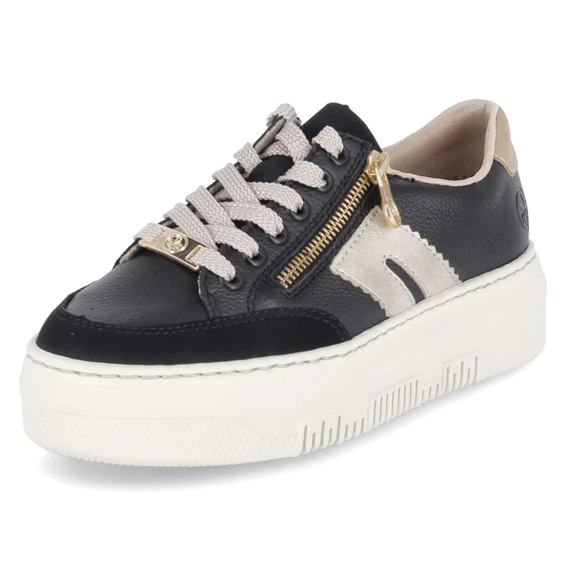 Plateausneaker Schwarz