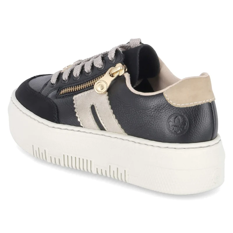 Plateausneaker Schwarz