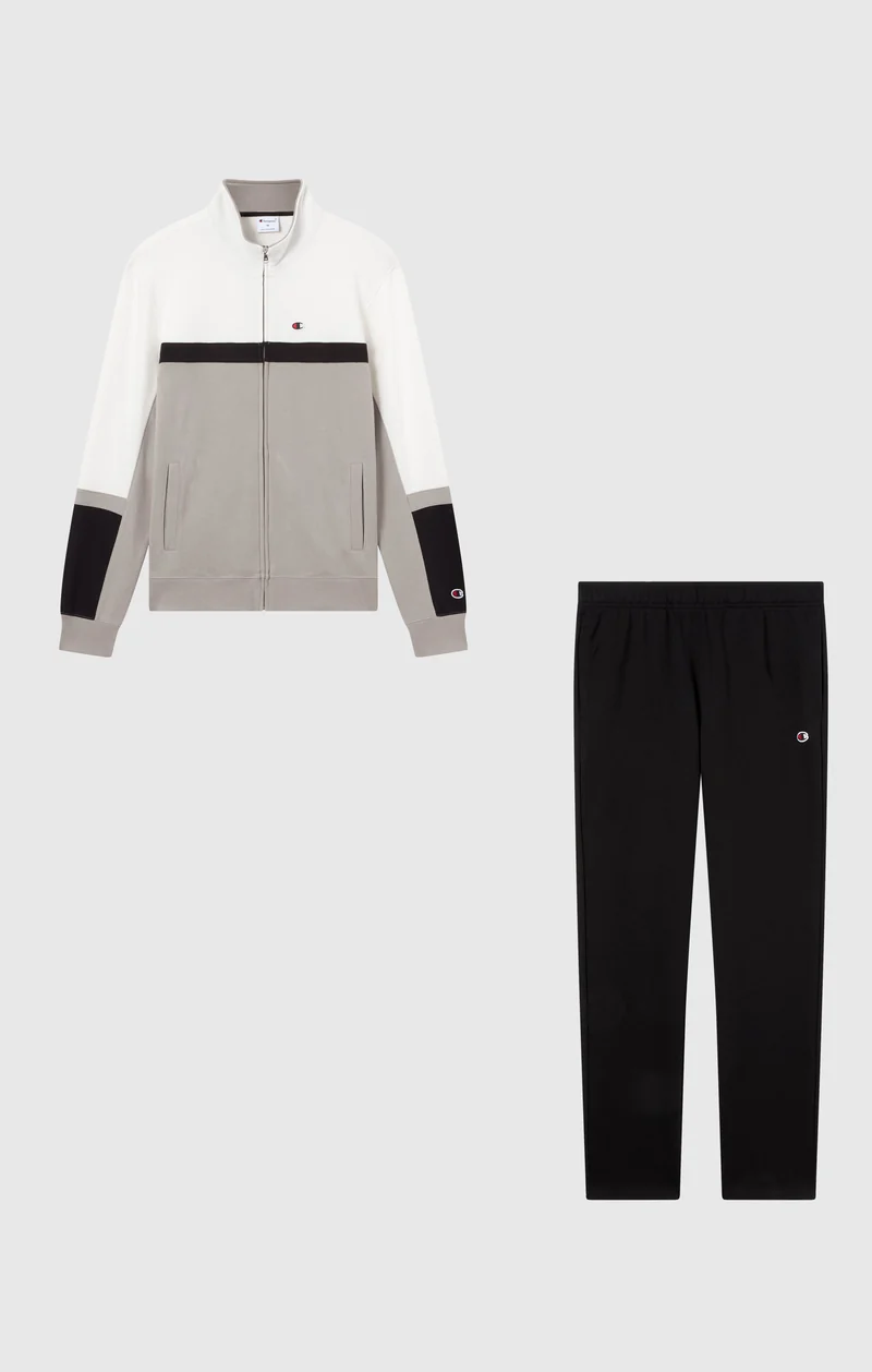 Men’s Lightweight Color Block Full Zip Tracksuit