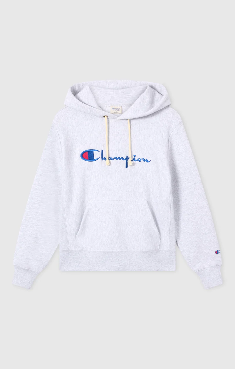 Women’s Lightweight Reverse Weave Hoodie with Embroidered Logo