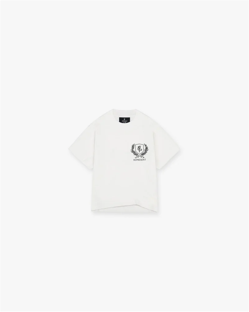 Mini Crest T-Shirt - Flat White