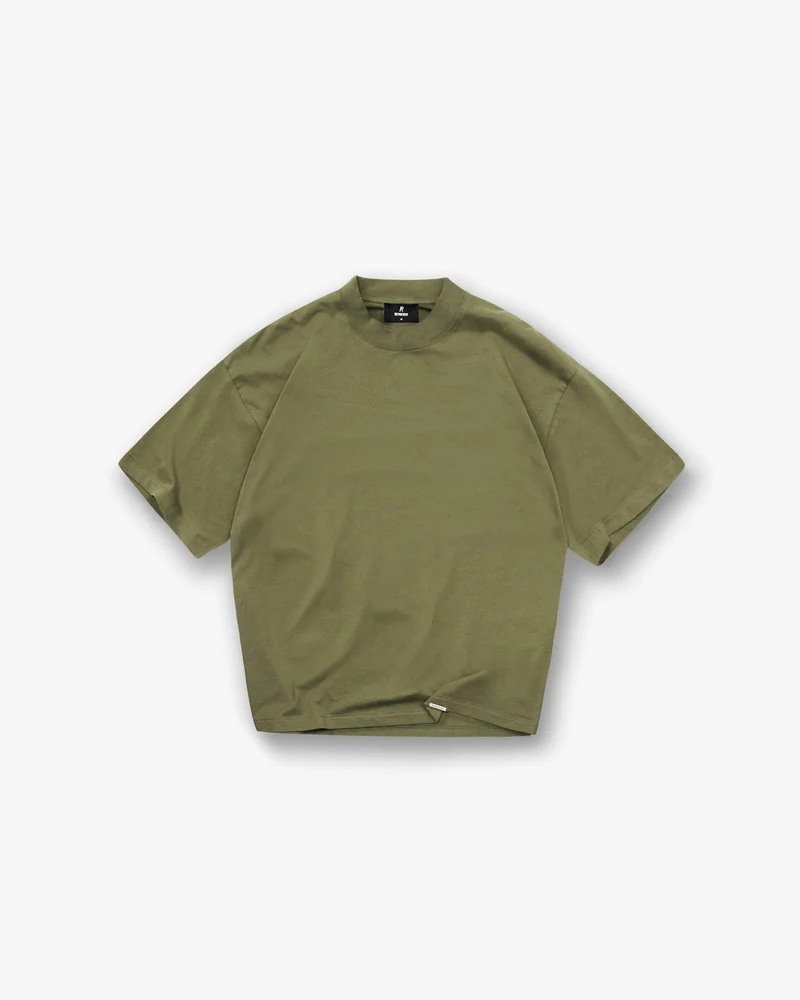 Initial Oversized T-Shirt - Army Green