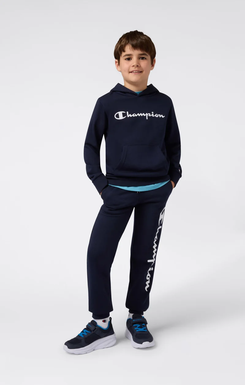 Boys’ Lightweight Hooded Sweatshirt with Maxi Printed Logo