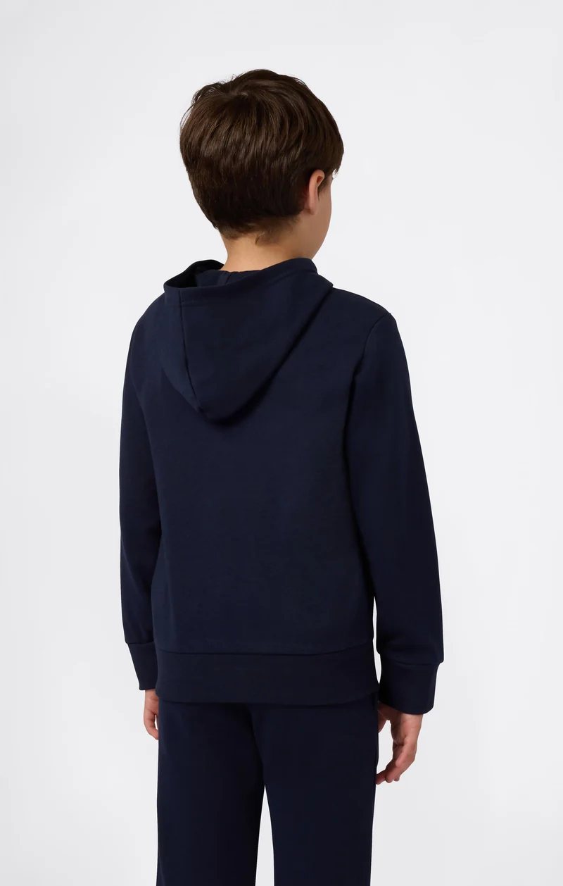 Boys’ Lightweight Hooded Sweatshirt with Maxi Printed Logo