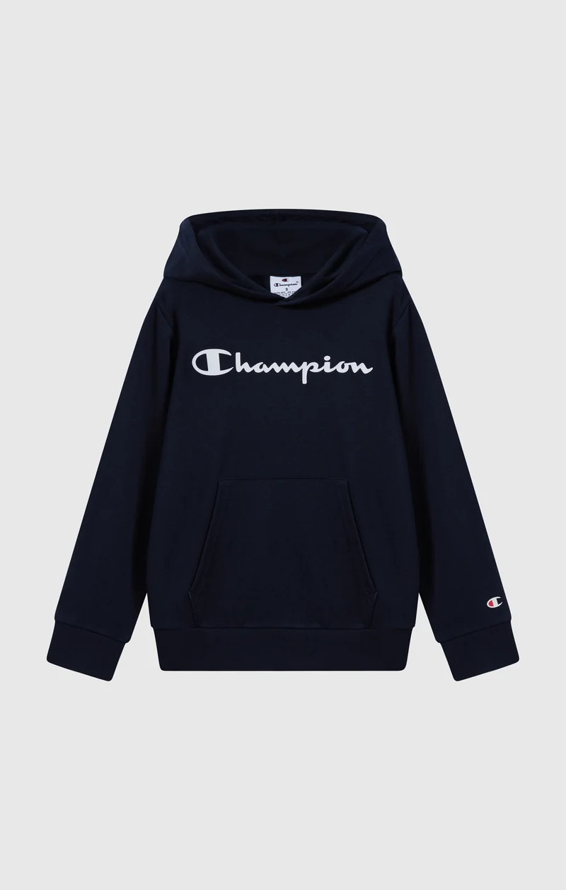 Boys’ Lightweight Hooded Sweatshirt with Maxi Printed Logo