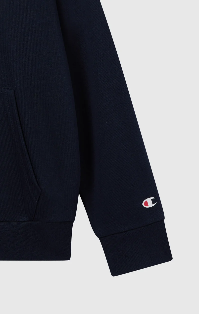 Boys’ Lightweight Hooded Sweatshirt with Maxi Printed Logo