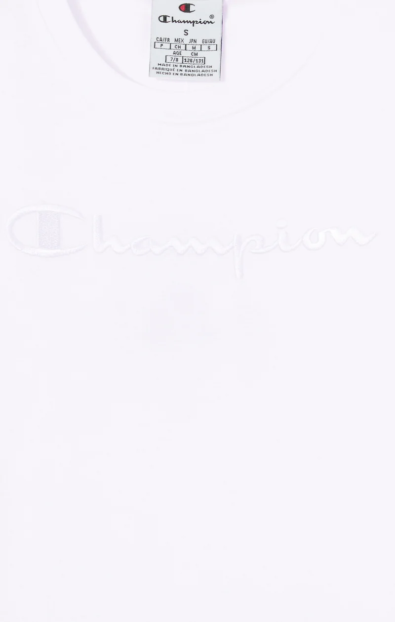 Girls' Crewneck T-shirt Slim Fit Icons