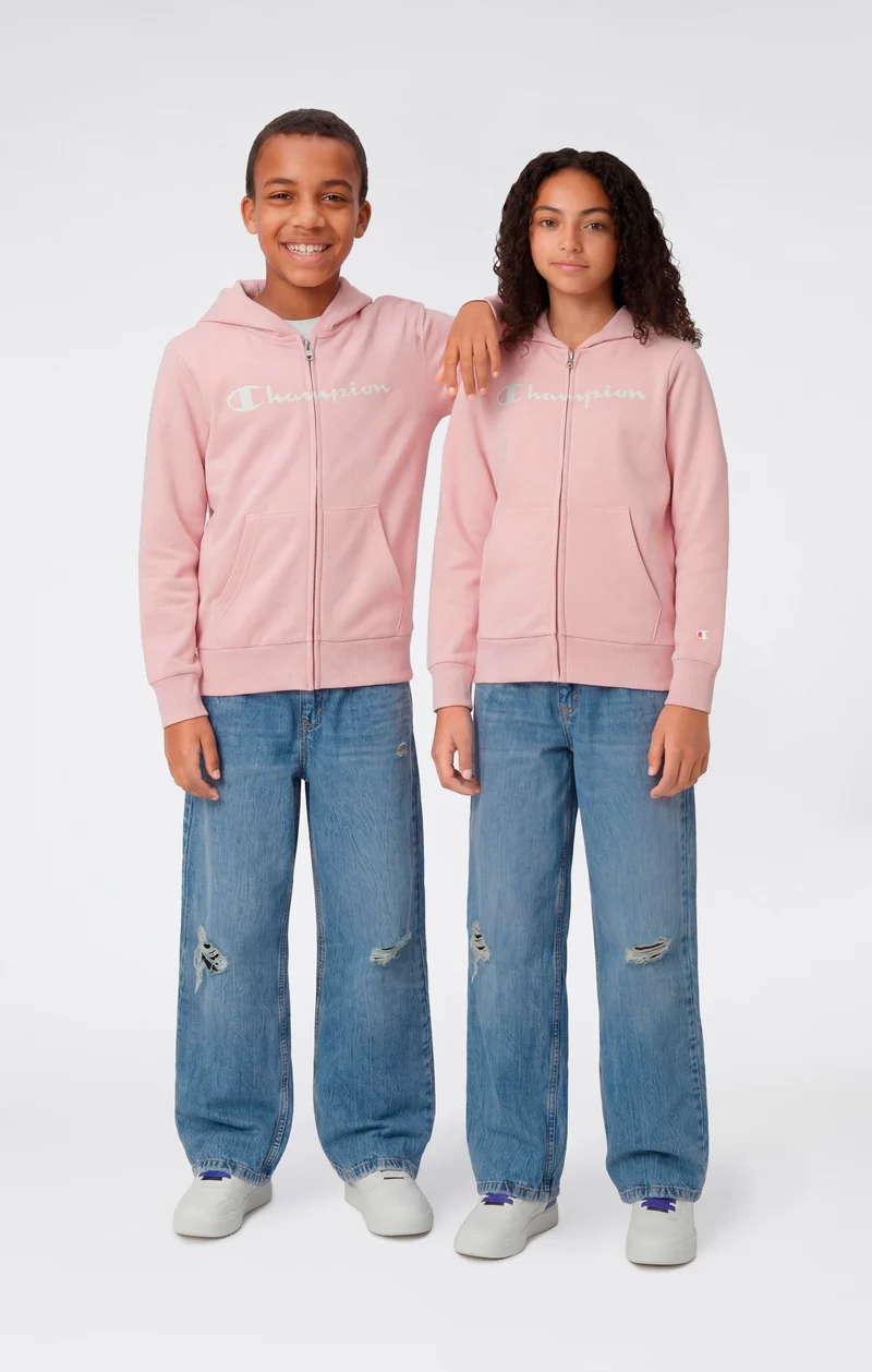 Boys' Full Zip Hoodie with Maxi Logo