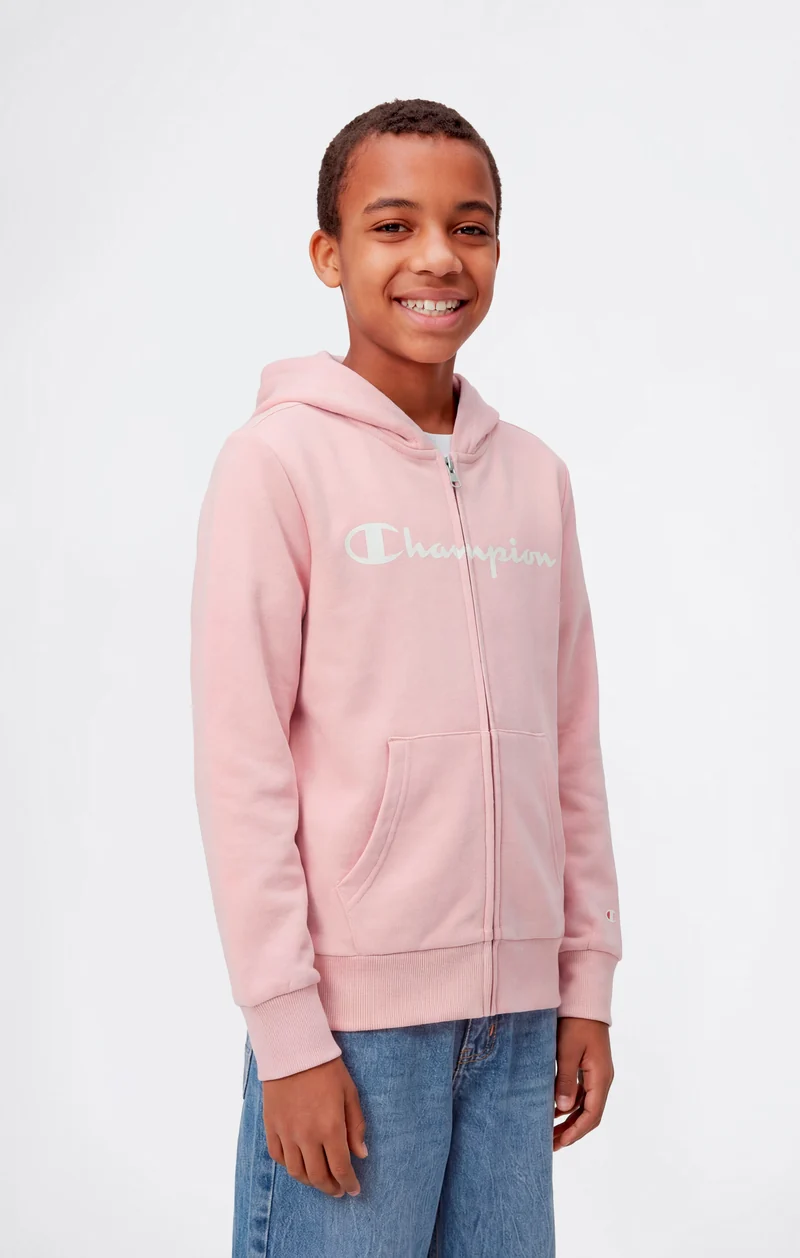 Boys' Full Zip Hoodie with Maxi Logo