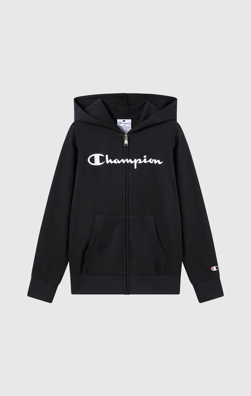 Boys' Full Zip Hoodie with Maxi Logo
