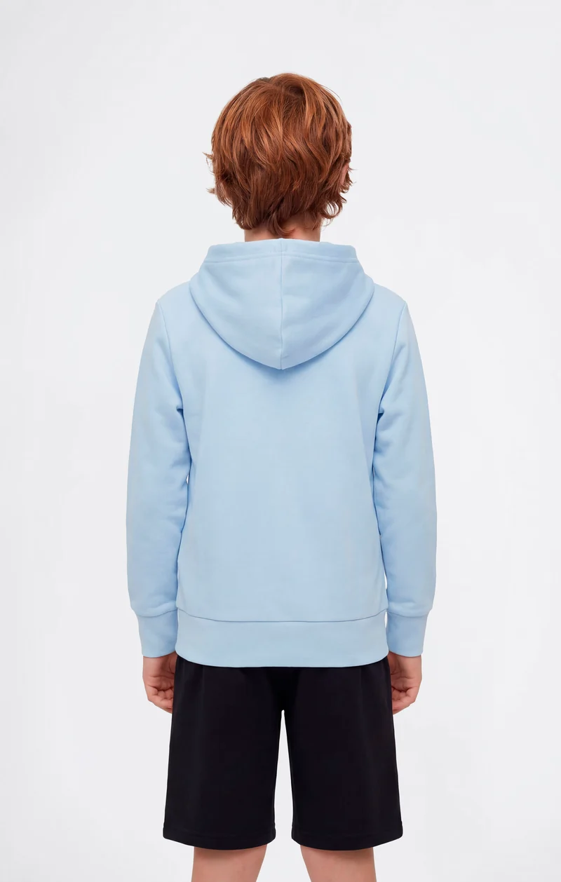 Boys' Full Zip Hoodie with Maxi Logo