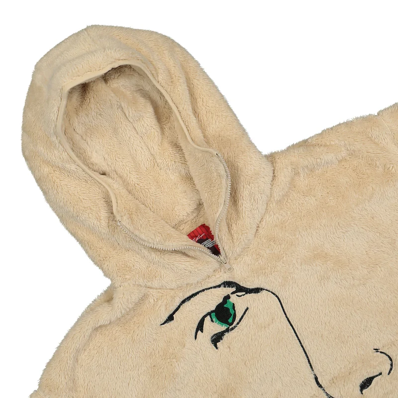 Embroidered Fleece 3/4 Zip