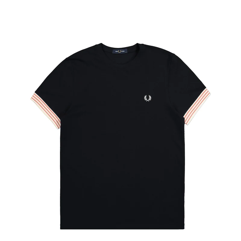 Striped Cuff T-Shirt