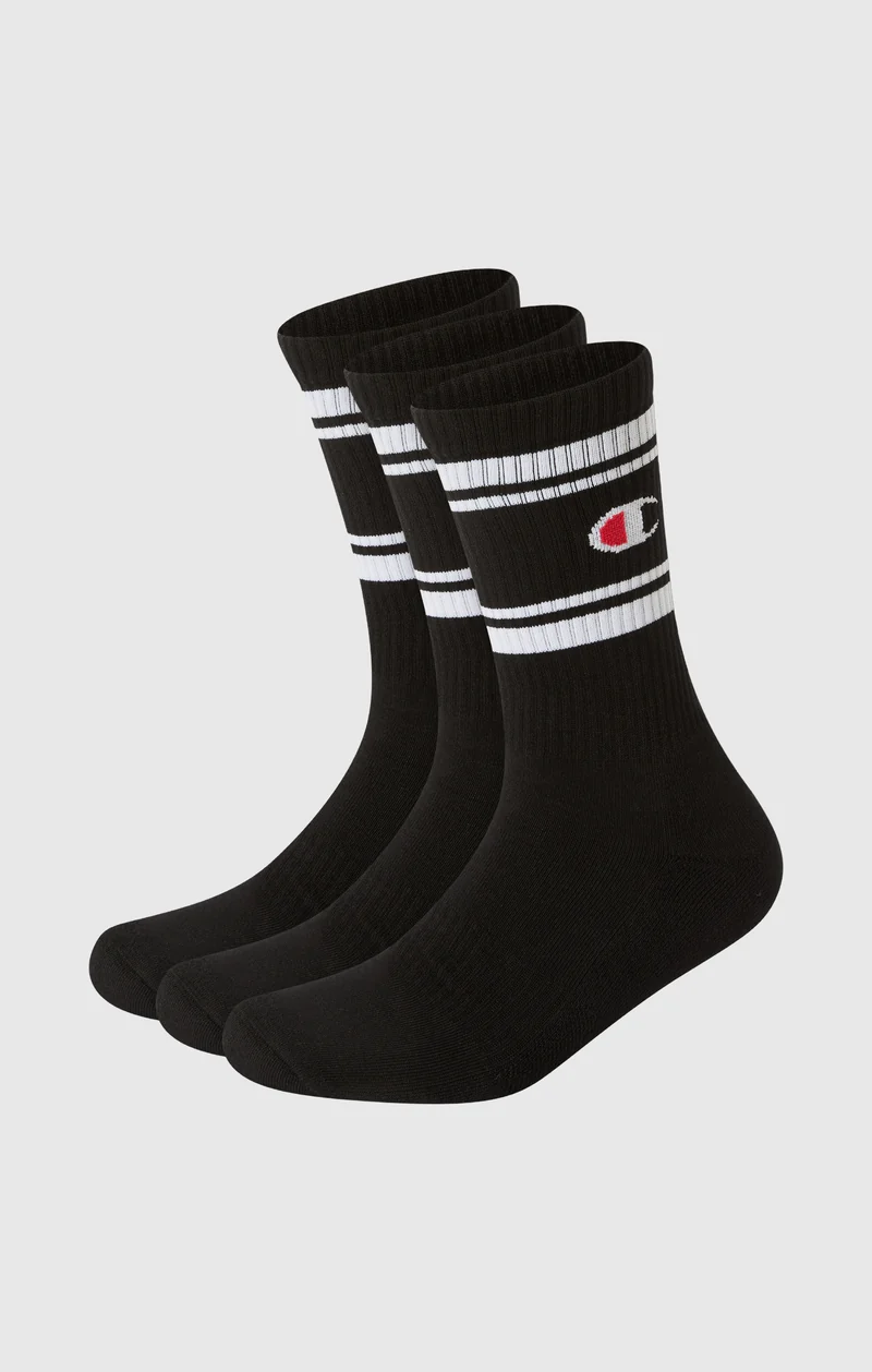 3-Pack Mid-Crew Socks
