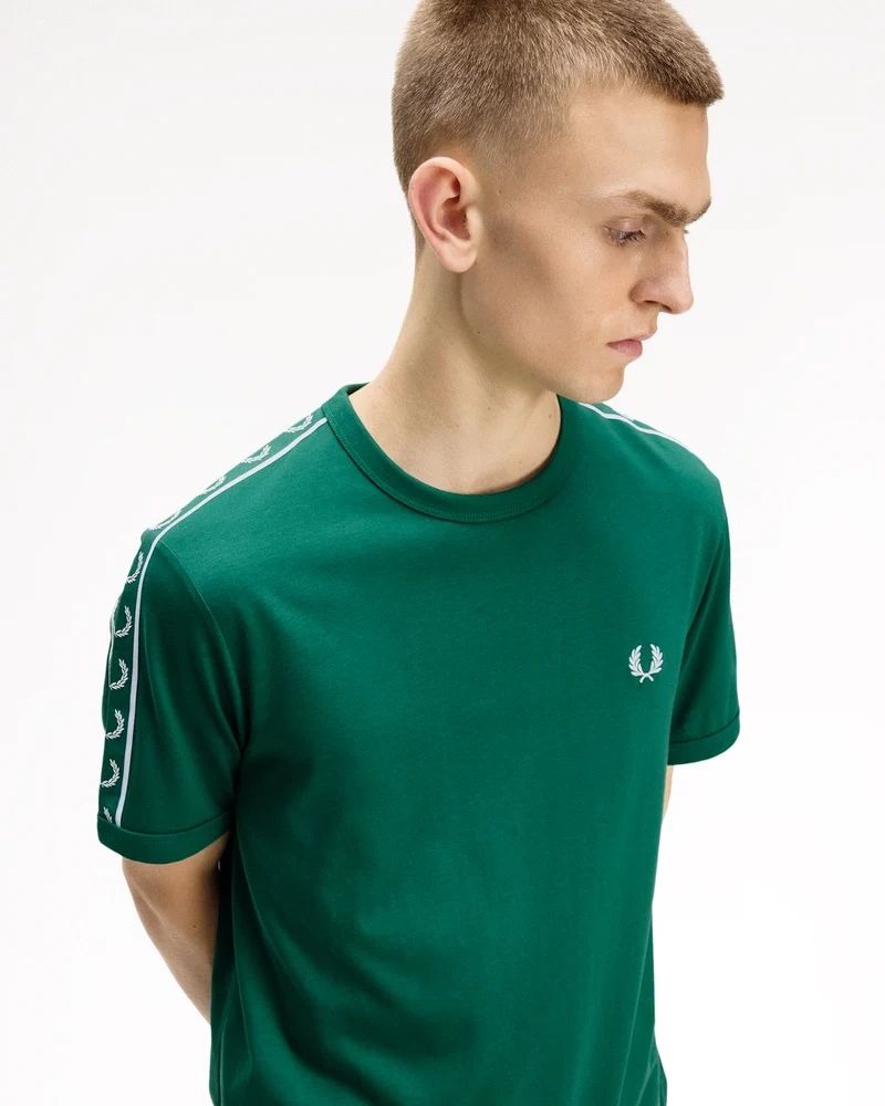 Contrast Tape Ringer T-Shirt