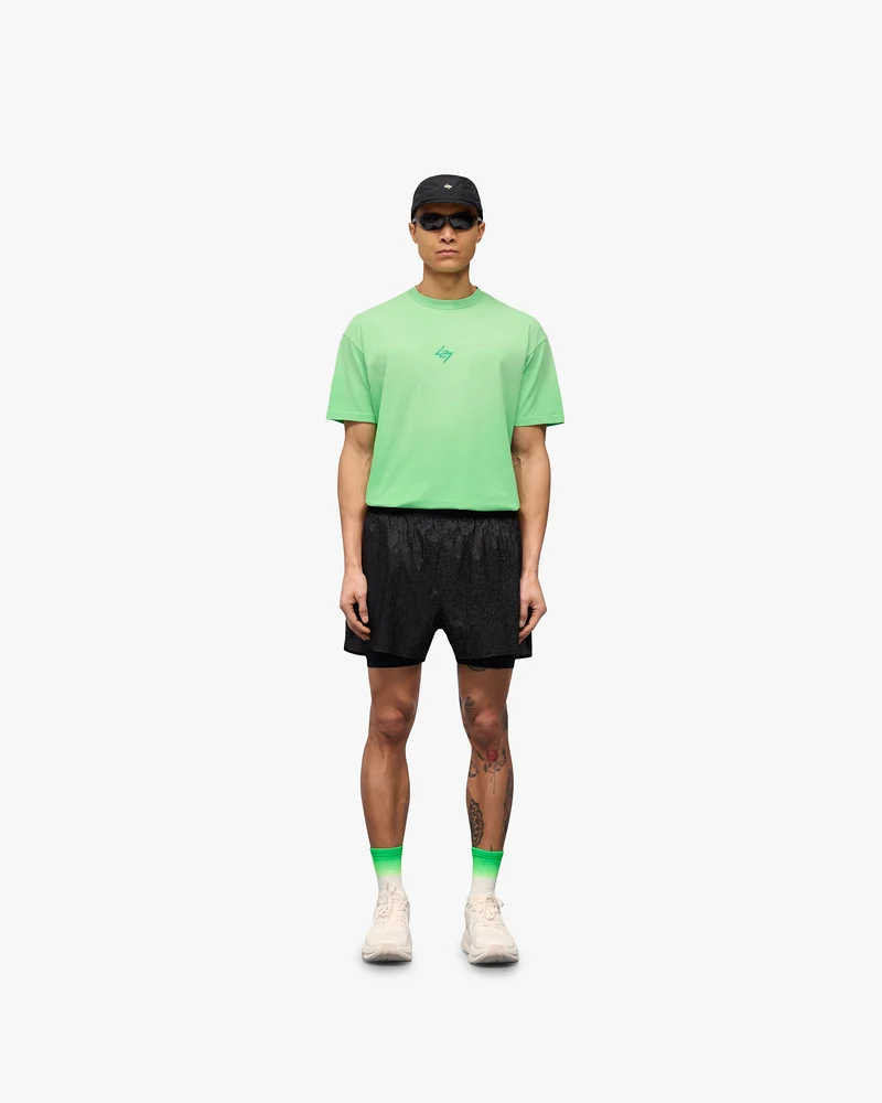 247 Contour 2-In-1 Run Shorts - Black