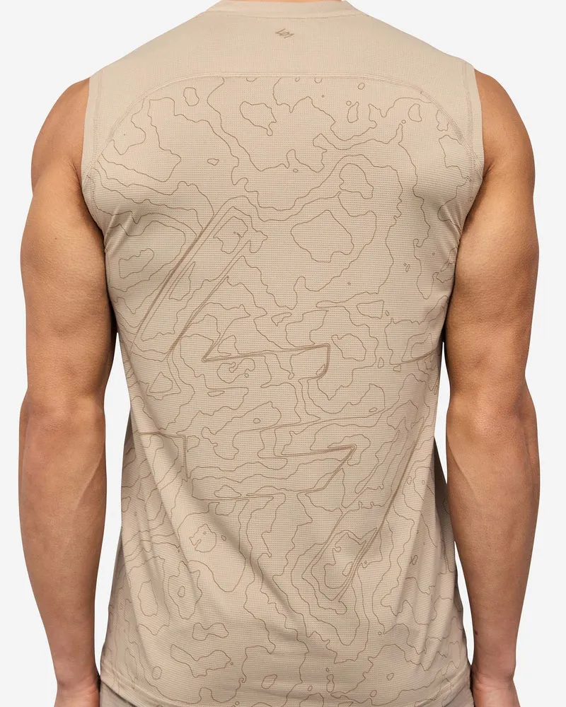 247 Contour Run Tank - Pebble