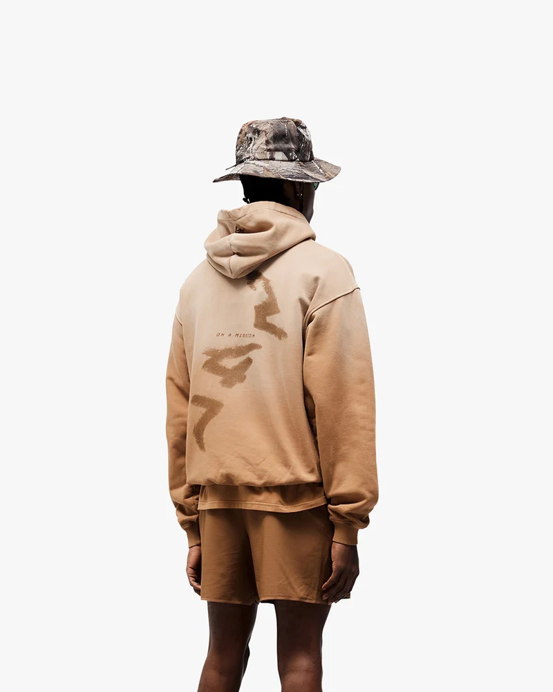 247 Motion Oversized Hoodie - Rust