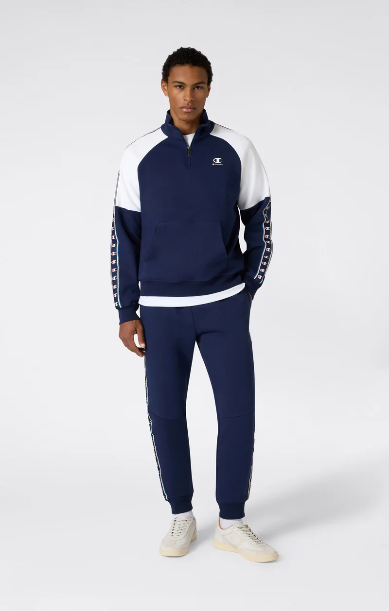 Men’s Interlock Tape Logo Rib Cuff Pants