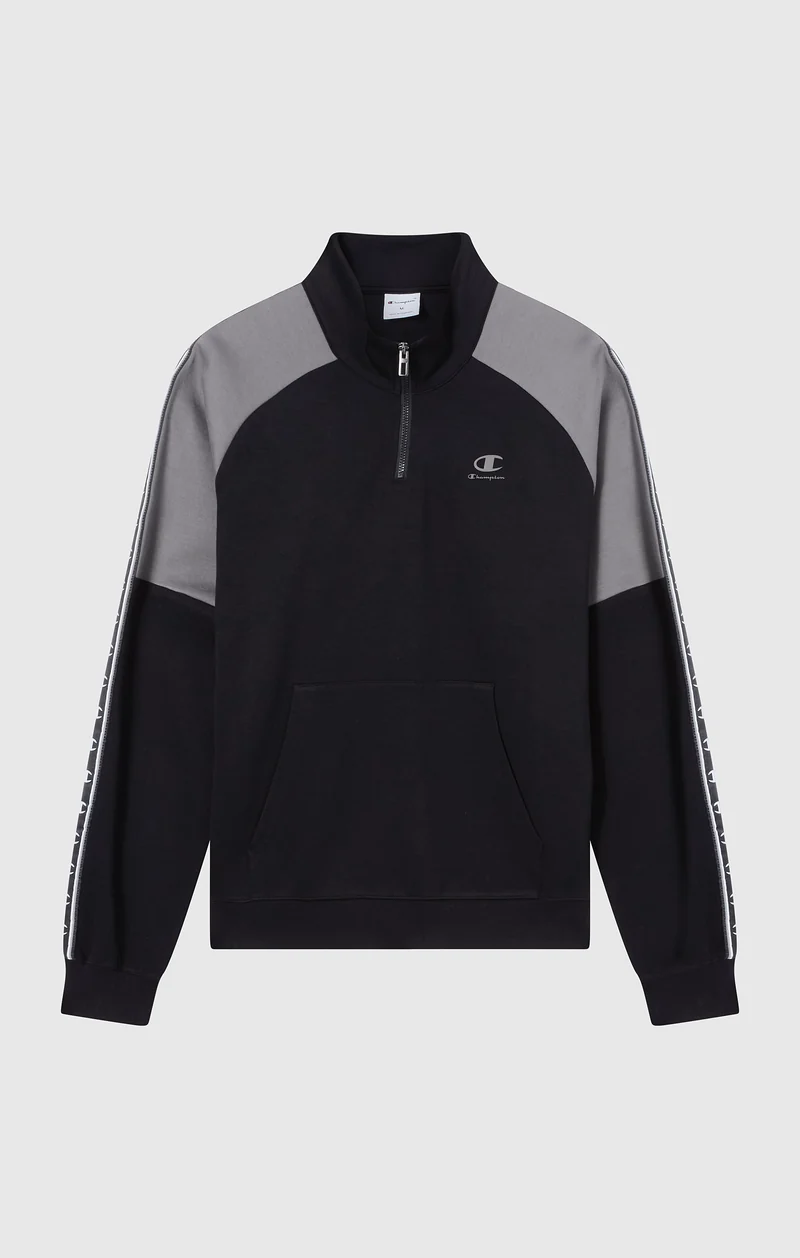 Men’s Interlock Half Zip Tape Logo Sweatshirt