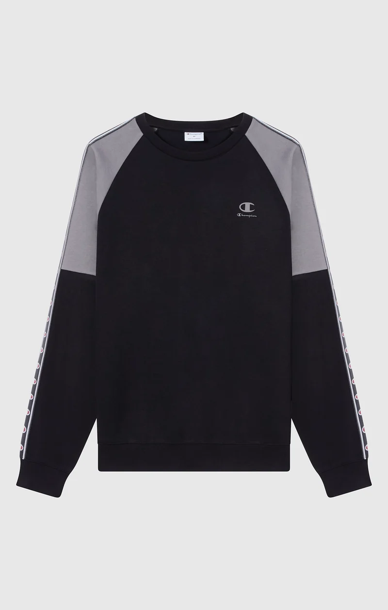 Men’s Interlock Tape Logo Crewneck Sweatshirt