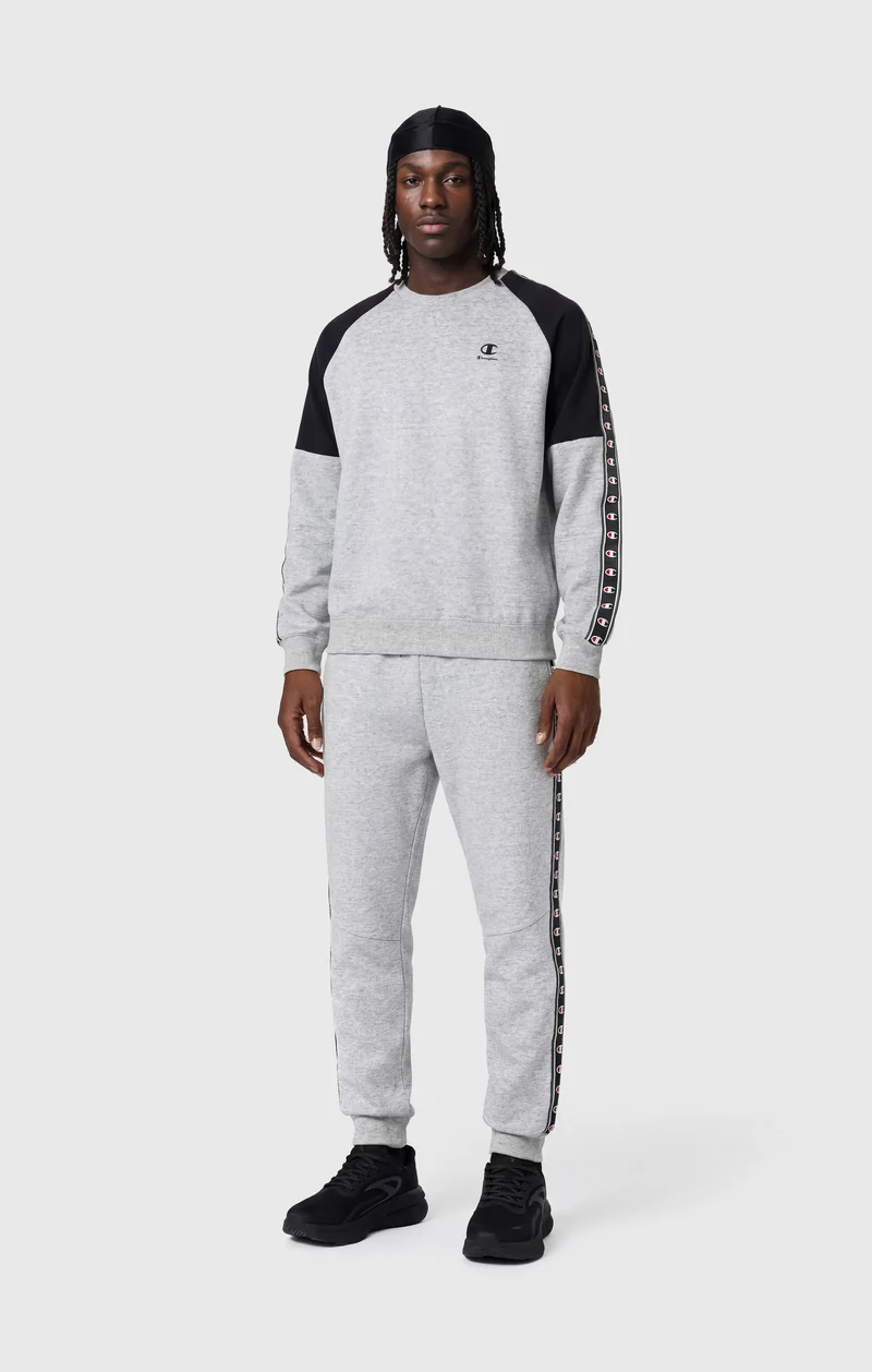Men’s Interlock Tape Logo Crewneck Sweatshirt