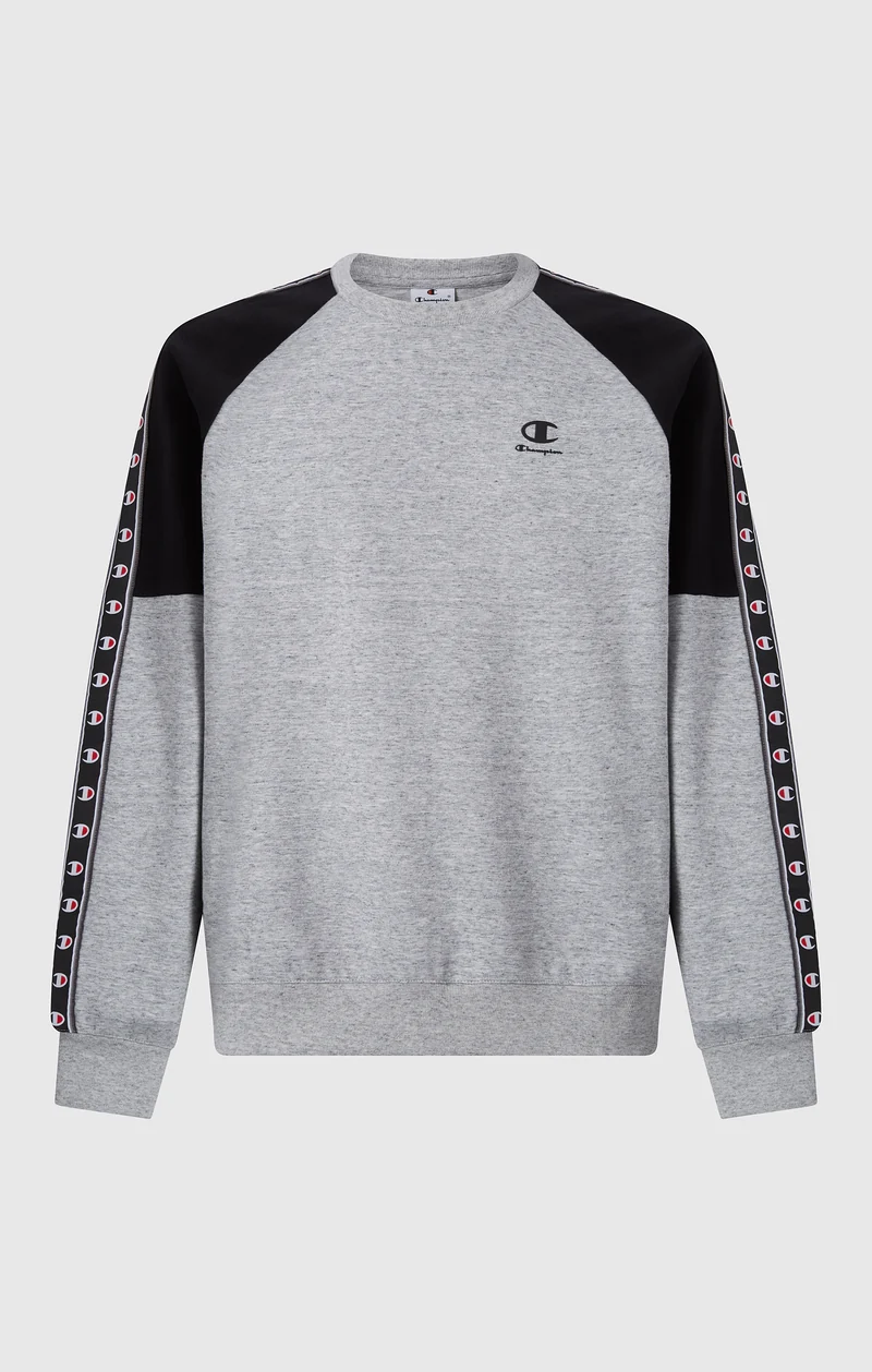 Men’s Interlock Tape Logo Crewneck Sweatshirt