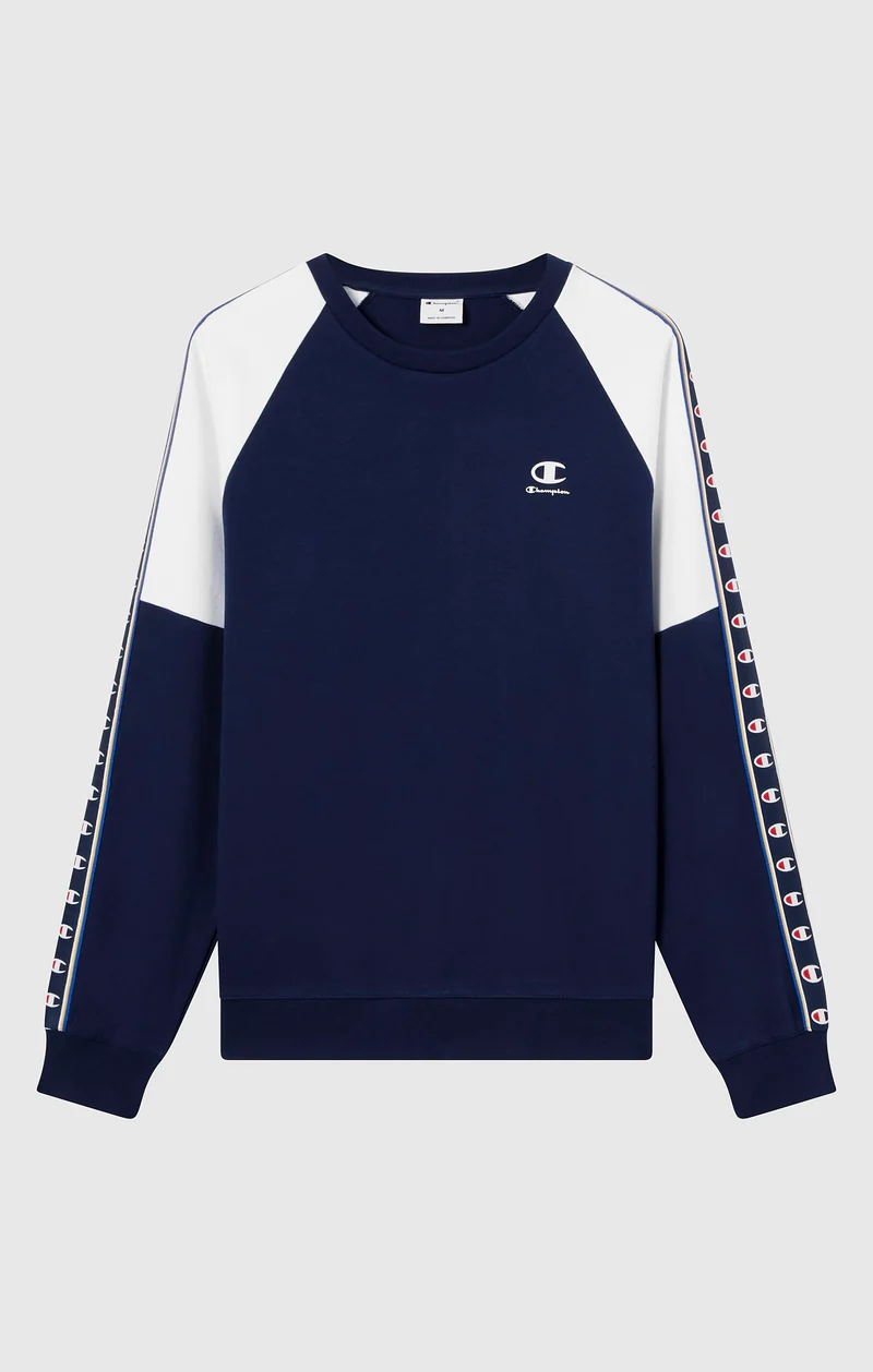 Men’s Interlock Tape Logo Crewneck Sweatshirt