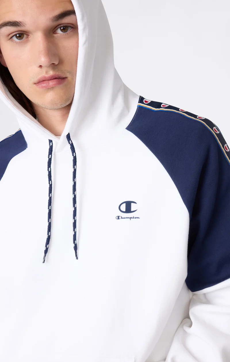 Men’s Interlock Tape Logo Hooded Sweatshirt