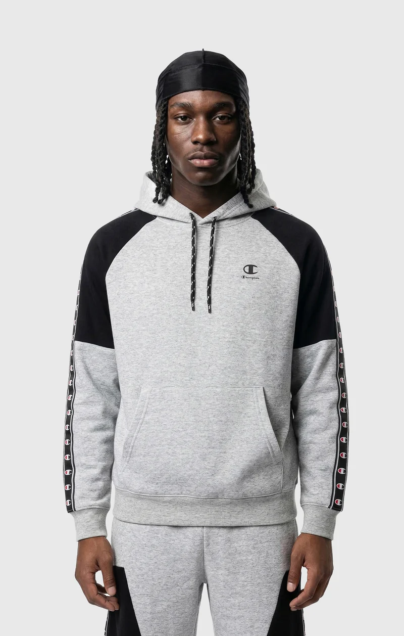 Men’s Interlock Tape Logo Hooded Sweatshirt