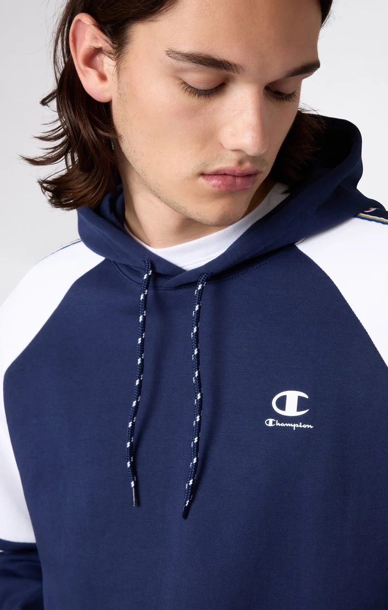 Men’s Interlock Tape Logo Hooded Sweatshirt