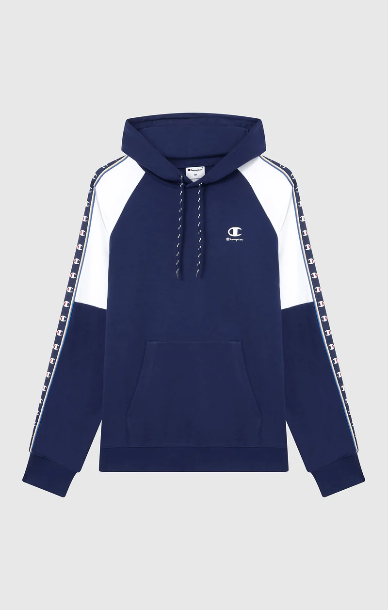 Men’s Interlock Tape Logo Hooded Sweatshirt