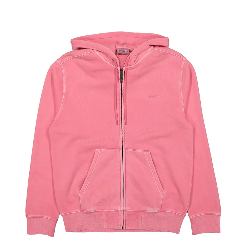 Hooded Duster Script Jacket