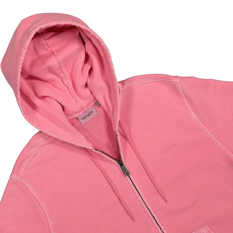 Hooded Duster Script Jacket