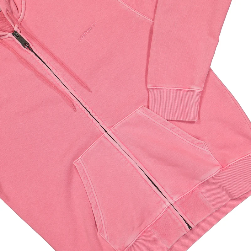 Hooded Duster Script Jacket