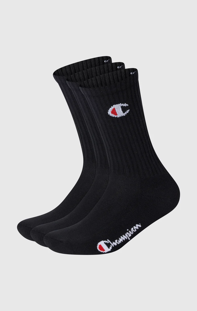3-Pack Adult Socks with ‘C’ Logo