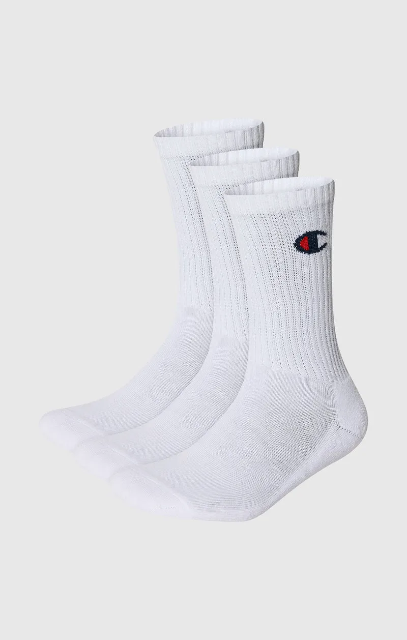 3-Pack Adult Socks with ‘C’ Logo