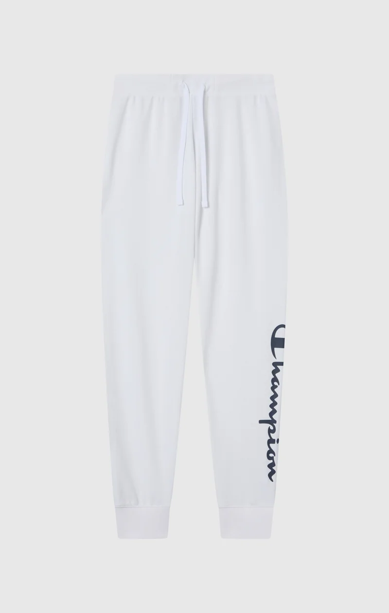 Women’s Lightweight Jogger Pants with Rib Cuffs and Maxi Printed Logo